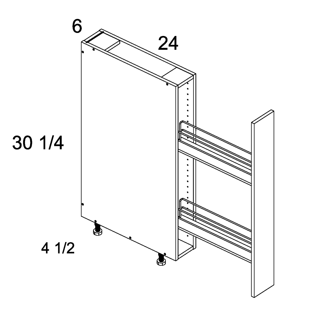 Base Rollout with Basket Pullout