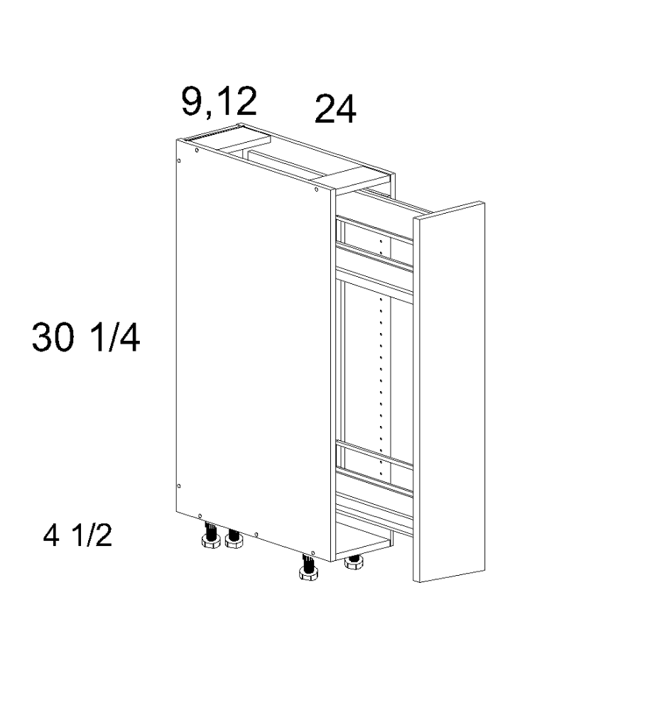 Base Rollout with Tray Pullout