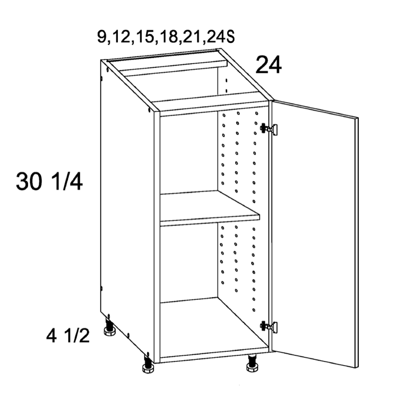 Full Height Single Door Bases