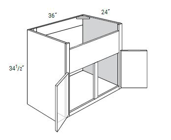 Farm Sink Base With 2 Doors