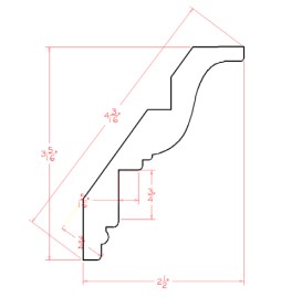 Crown Moulding - Inset Crown Moulding