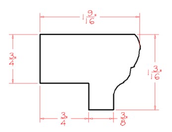 Mouldings - Light Rail Moulding