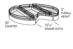 Lazy Susan With Drawer