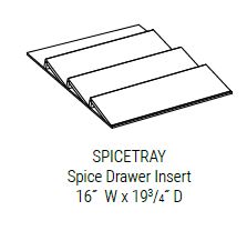 Trimmable Drawer Inserts-Spicetray